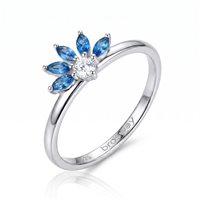 Ring Brosway Woman FANCY - FREEDOM BLUE in Silver FFB144